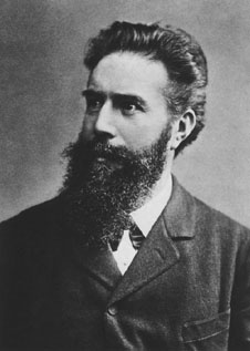 Image result for Wilhelm Conrad RÃ¶ntgen