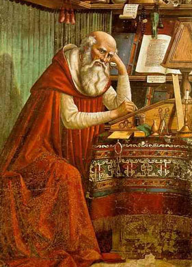 St Jerome Latin Vulgate 40